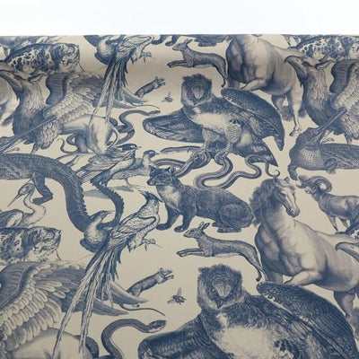 Blue Quirky Animals - MagnoliaFabric