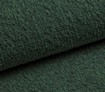 Dark Green Boucle Recycled - MagnoliaFabric