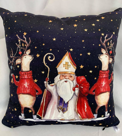 santa claus decorative cushion