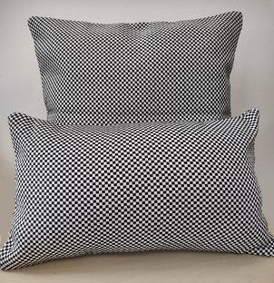 Black Squares Pillow Cover 40x40cm+ Zippered - MagnoliaFabric