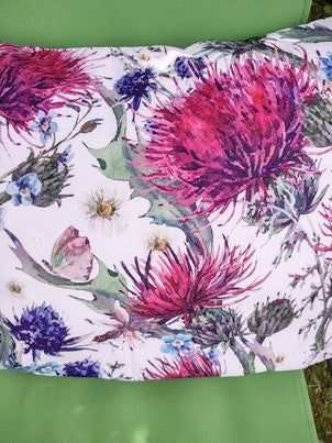 Thistle Pillow Cover 40x40cm+ Zippered - MagnoliaFabric