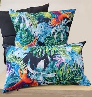 exotic palms waterproof garden cushion