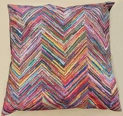 chevron pink waterproof garden pillowcase