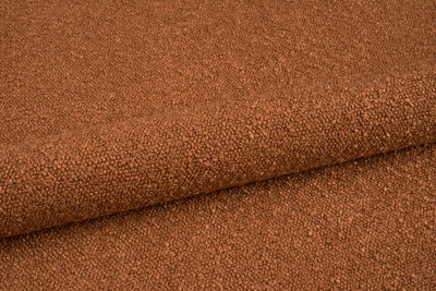 orange boucle upholstery fabric