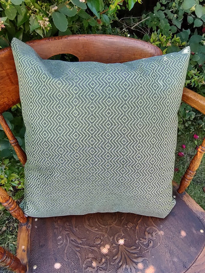 lime green grey outdoor pillowcase