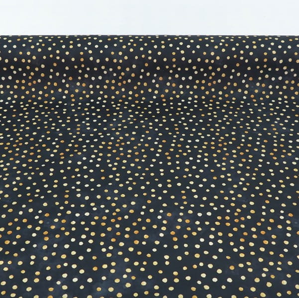 dotted abstract black waterproof fabric