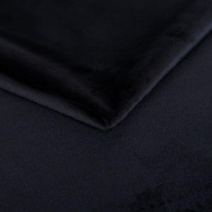 Black Shiny Velvet - MagnoliaFabric