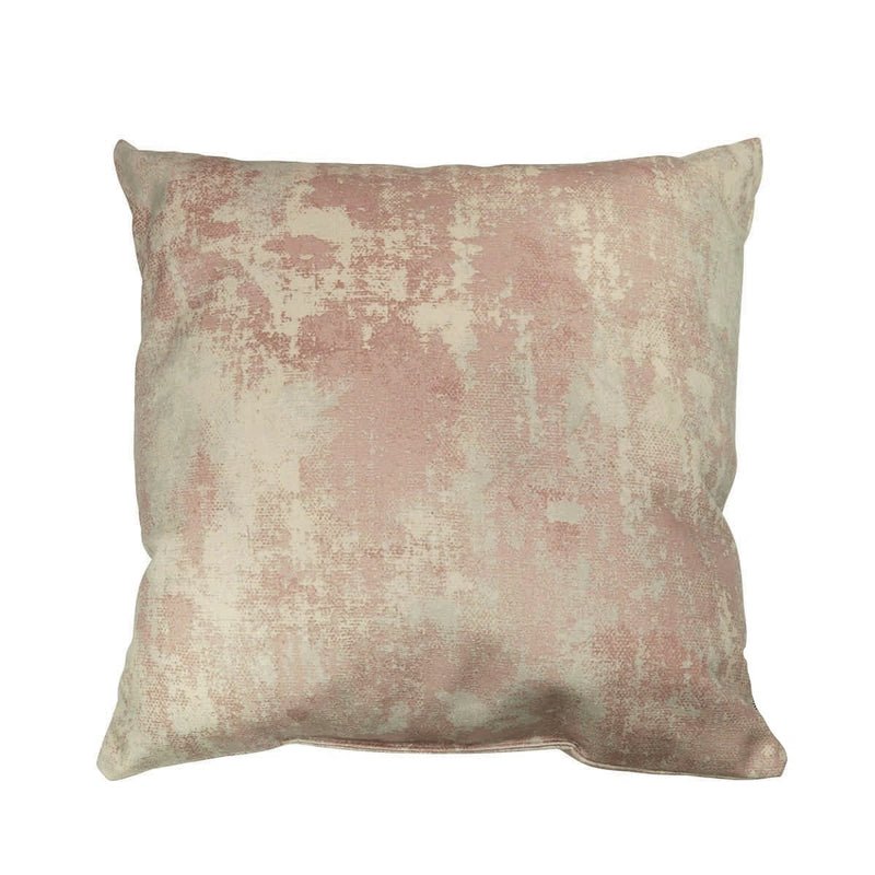 luxury ppink melange velvet decorative cushion