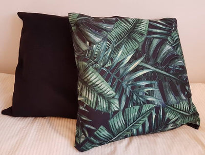 tropical jungle leaves decorative pillowcase