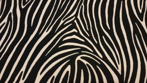 zebra stripes furnishing upholstery velvet fabric