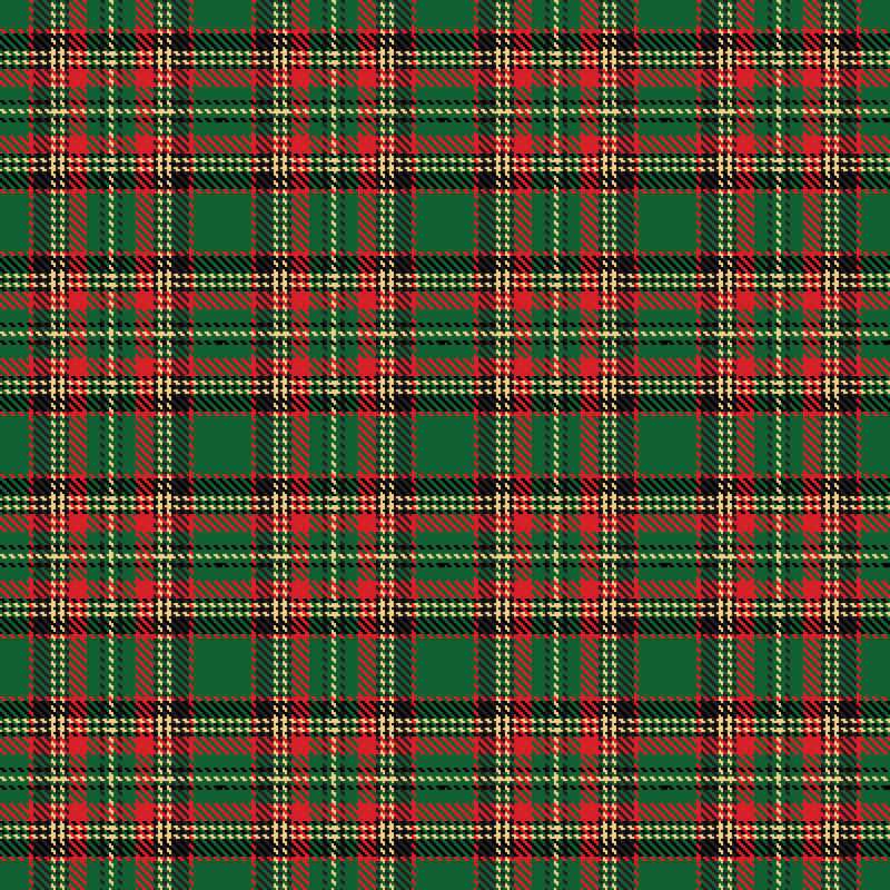 Christmas Check Plaid Velvet - MagnoliaFabric