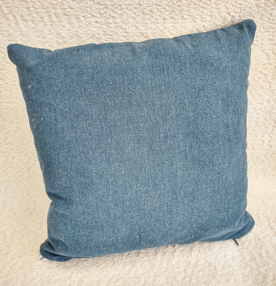 Steel Blue Boucle Recycled Pillowcase - MagnoliaFabric