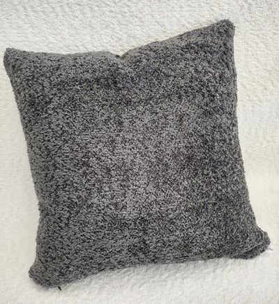 Graphite Boucle Recycled Pillowcase - MagnoliaFabric