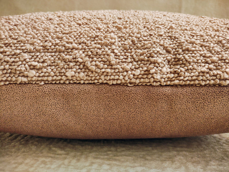 Light Pink Boucle & Dotted Velvet - MagnoliaFabric