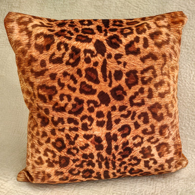 Leopard Velvet Pillow Cover 40x40cm+ Zippered - MagnoliaFabric