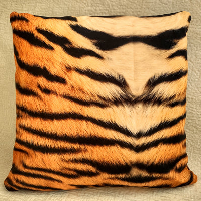 Tiger Velvet Pillow Cover 40x40cm+ Zippered - MagnoliaFabric