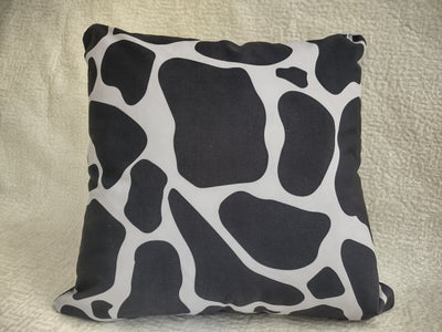 Grey Giraffe Velvet Pillow Cover 40x40cm+ Zippered - MagnoliaFabric