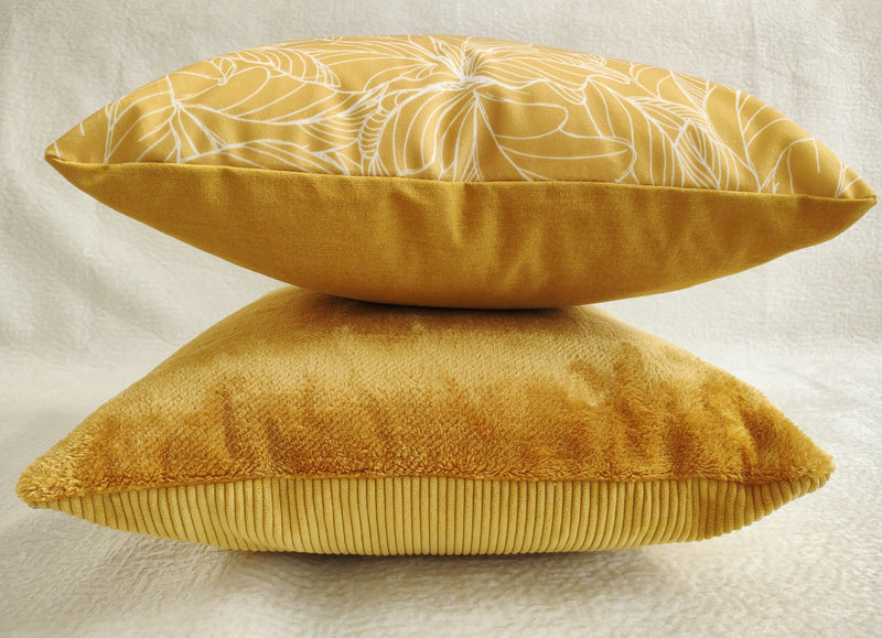 Yellow Plush & Corduroy - MagnoliaFabric