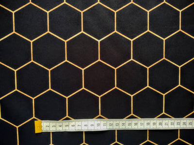 Black Honeycomb - MagnoliaFabric