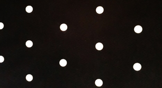 small dots on black background furnishing fabric for home decor