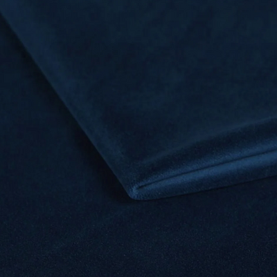 navy shiny curtain furnishing velvet fabric