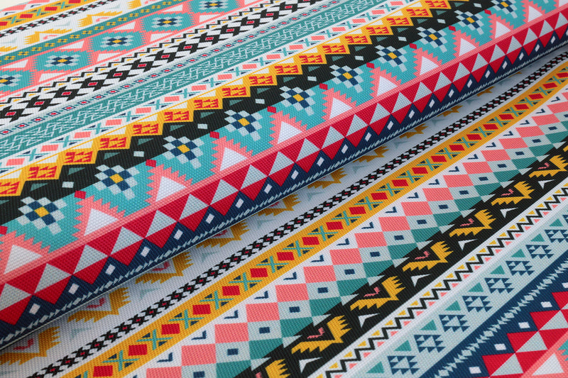 etno folk geometric outdoor waterproof fabric