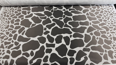 Grey Giraffe Spots - MagnoliaFabric