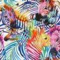 fancy zebras garden fabric