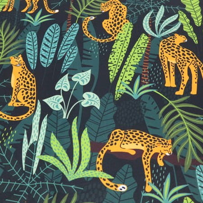 jungle leopards outdoor waterproof fabric