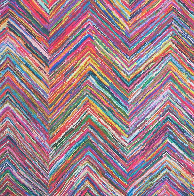 zig zag chevron pink outdoor waterproof fabric